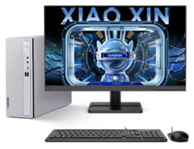 联想台式机 小新台式电脑-07/i5-1235U/16G/1TSSD/核/ WiFi/90W/7.4L+21.5英寸显示器